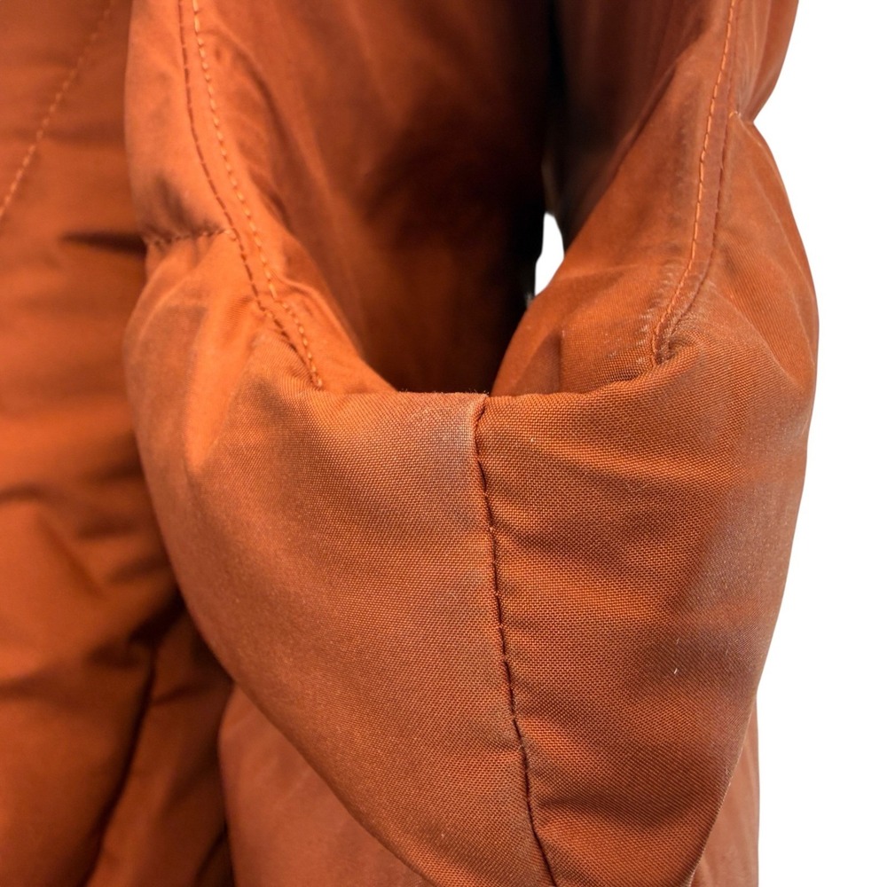Fjallraven Greenland Down linner Vest Mens size L Burnt Orange Puffer Full Zip - Picture 6 of 12